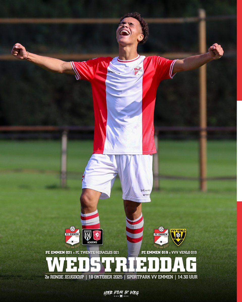 𝐁𝐞𝐤𝐞𝐫𝐯𝐨𝐞𝐭𝐛𝐚𝐥 in Emmen! 🏆

#HIERKOMIKWEG