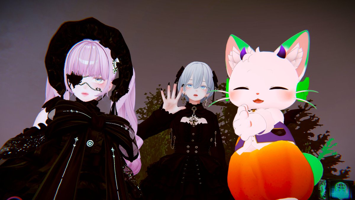 🧿 End of Nightmare🌹
The event was a huge success! Thank you <a href="/MetaDegenPod/">Metaverse Degen Network</a> &amp; team for the collaboration event! I hope everyone had a wonderful time! 

Congratulations Costume Contest Winners:  <a href="/crane_vt/">鶴@vtuber【EN】</a> <a href="/Eukynnie/">Euky</a> &amp; <a href="/Lugzx/">Lugz</a> !

Tag me in photos, I wanna see! 👀
#VRChat #Halloween