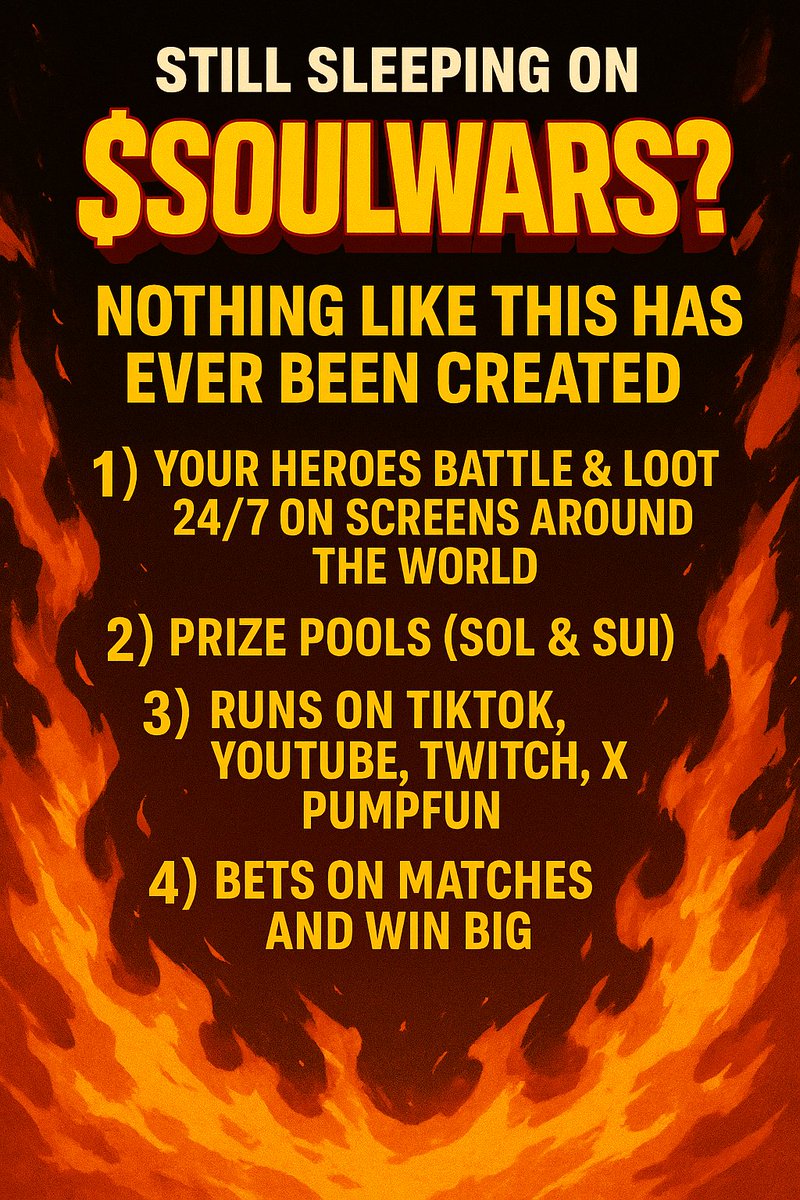 SoulWarsRoyale's tweet image. Launching 10/24! See the game dev in progress either streaming live or being CODED live over on: pump.fun/coin/HXik3MQba…