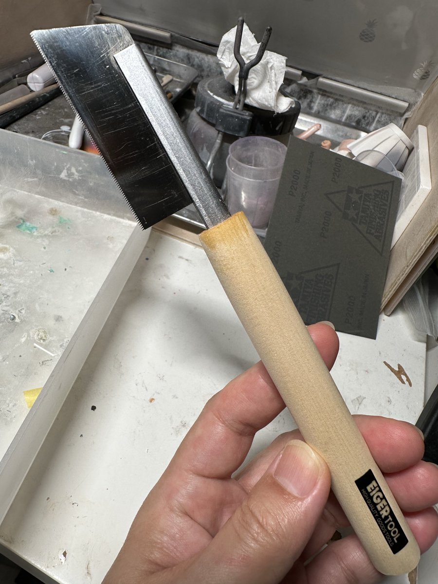 polygo's tweet image. 以前買ったこの極薄ノコギリもかなり良かった
