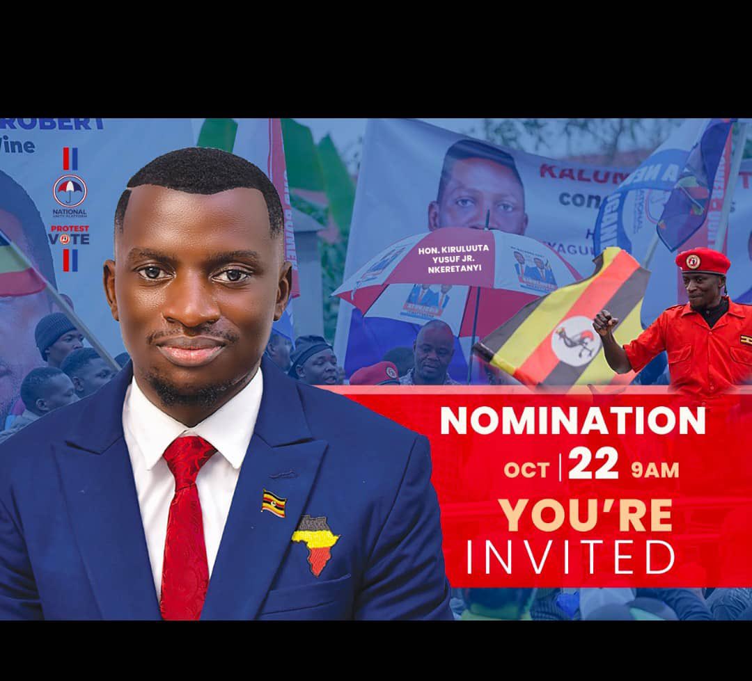 We are a few days away from our nomination day. You are all invited to this historical event. See you there!
#ProtestVoteUg2026
#PeoplePowerOurPower
