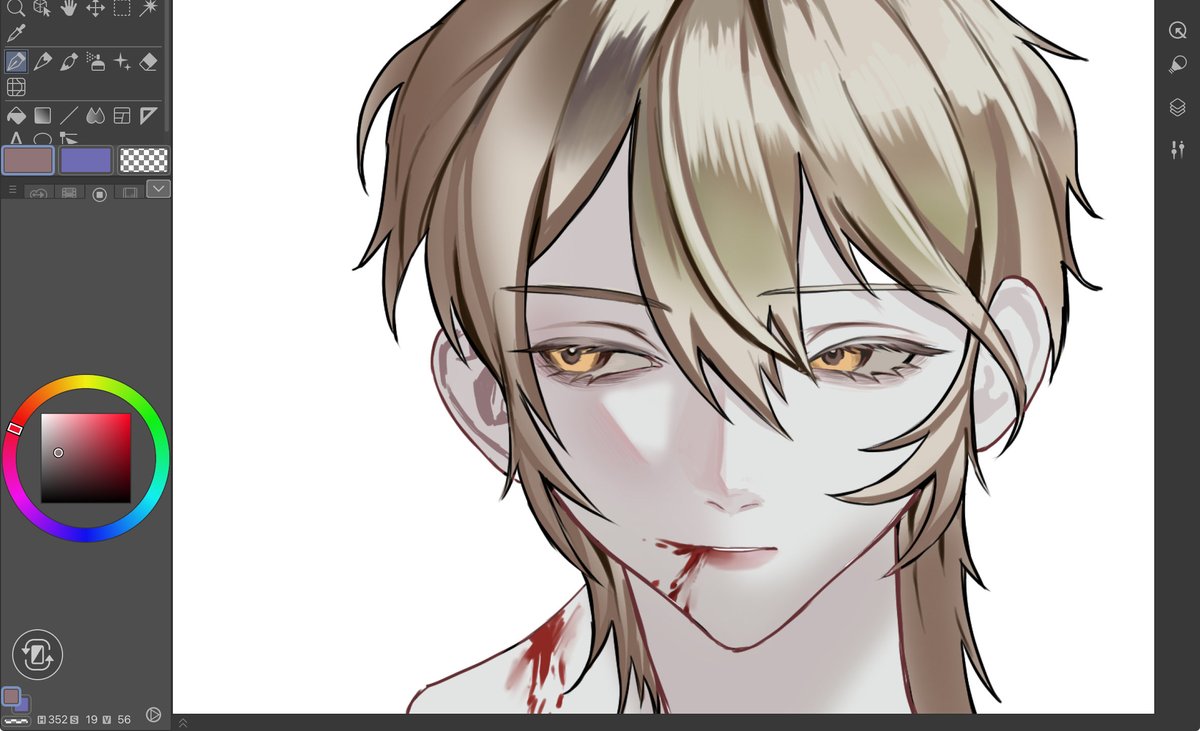 顔可愛い〜〜〜‼️
#イラスト #illustrations