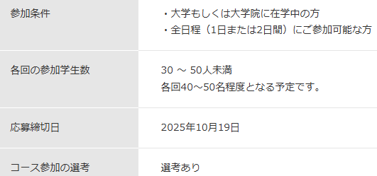 hiyoko_kotsu's tweet image. この土日に出すしかないインターンを共有🐣

大和総研(大手SIer)

・2days(日程によっては1day)
・締切は10/18←この目で確認
・選考は書類審査のみ←楽🐣
・社員によるフィードバック付き
・座談会、交流会も開催
・文理問わず参加可能

東京勤務・IT・SIerに興味がある人はエントリーしよね！