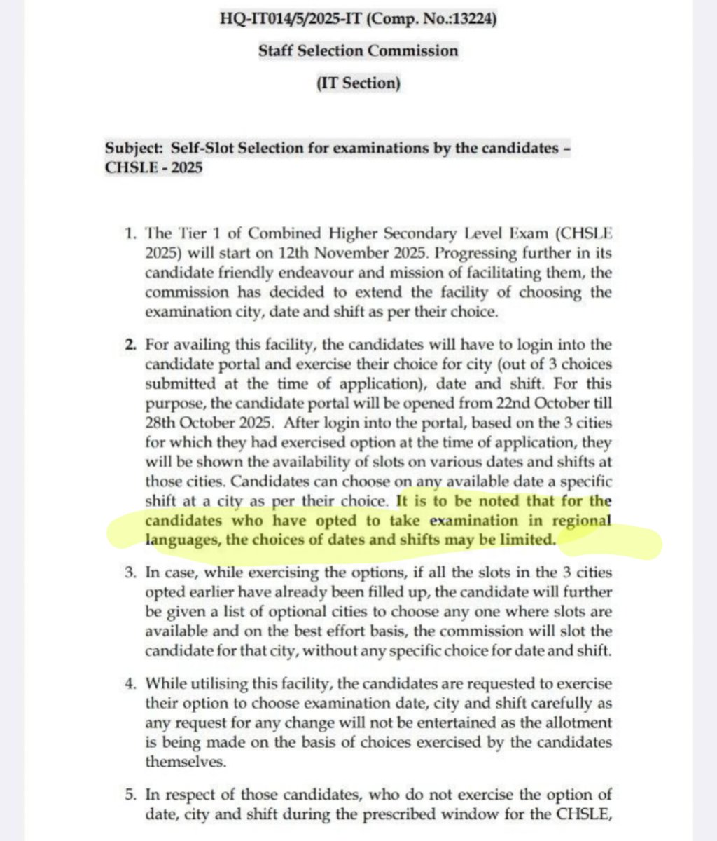 CHSL Exam date has been announced...