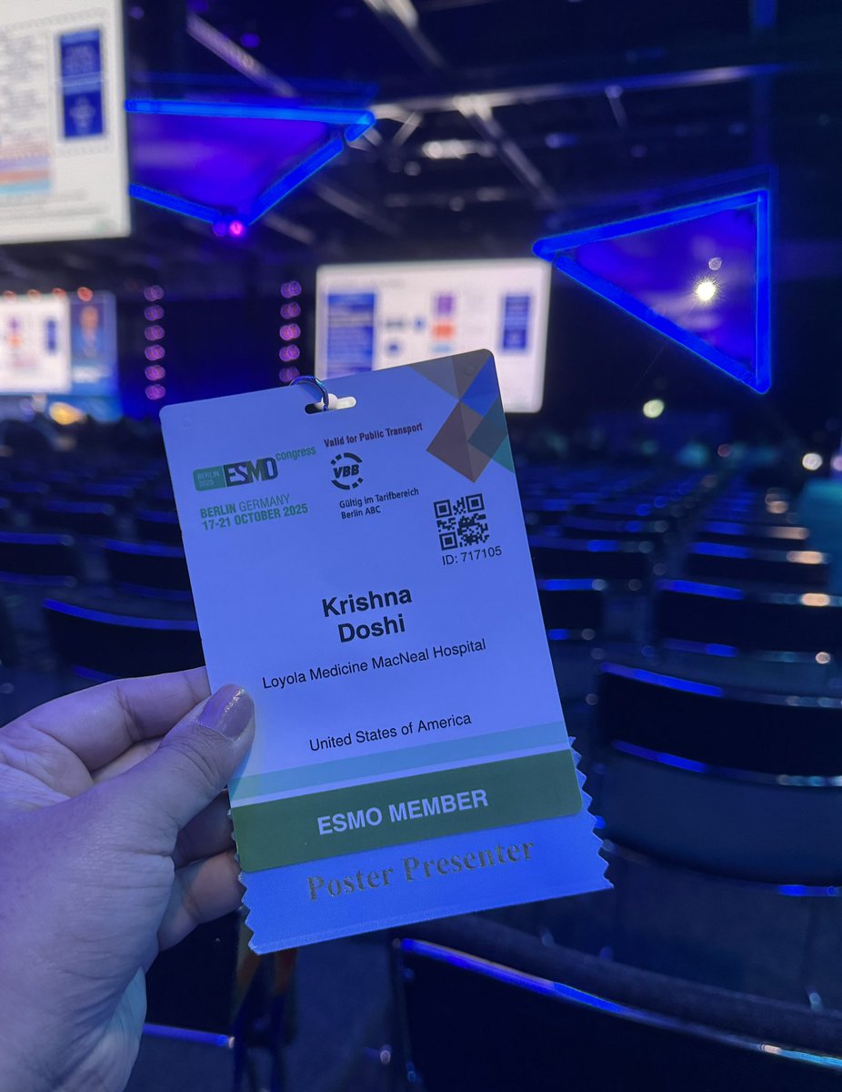 Very excited to present our poster at ESMO Congress 2025 in Berlin, Germany! If you are attending, stop by poster 1271P! #ESMO25 <a href="/myESMO/">ESMO - Eur. Oncology</a>