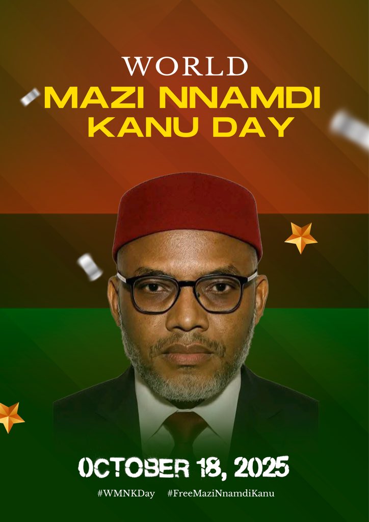 #FreeMaziNnamdiKanuNOW

He never jumped bail - his home was invaded as he waited for his day in court. 

Till this day, the judiciary still hasn’t brought in the charges - it’s now nearing five years. 

He must not die in detention - everyone knows how potentially dangerous and