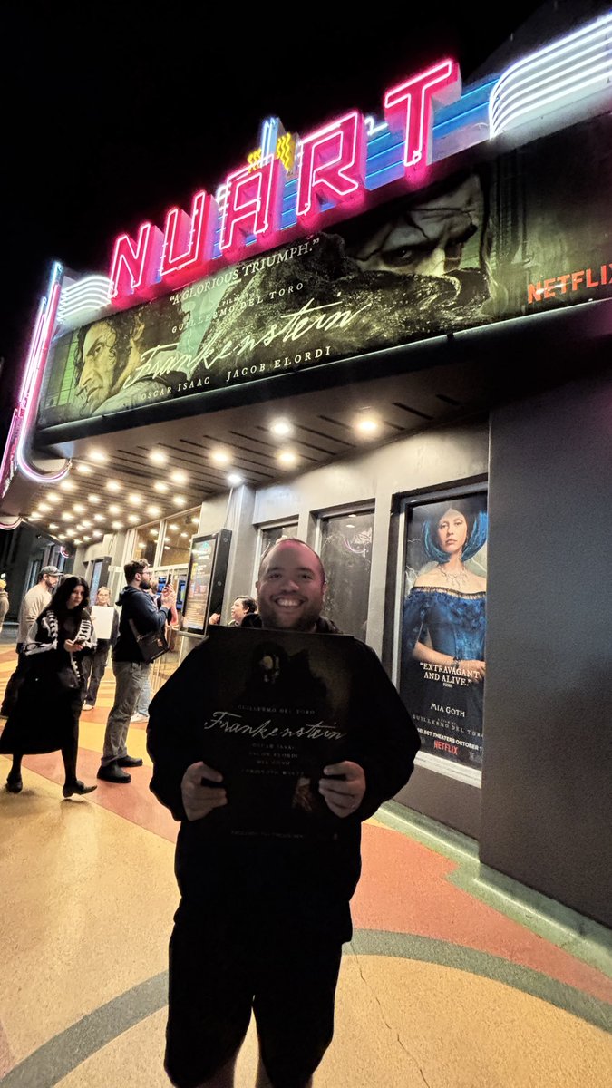 Miguel Martinez (@macabremartinez) on Twitter photo How do I even put it into words? Wow. This is the kind of movie that makes you want to make movies.
Congrats <a href="/RealGDT/">Guillermo del Toro</a> #Frankenstein How do I even put it into words? Wow. This is the kind of movie that makes you want to make movies.
Congrats <a href="/RealGDT/">Guillermo del Toro</a> #Frankenstein