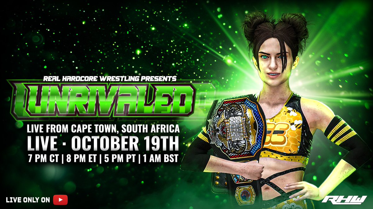 real hardcore wrestling (@rhw_official) on Twitter photo ๐ฅRHW RETURNS๐ฅ
๐ <a href="/BuzzyBeeBs/">Bee Barrett๐</a> vs Julia Mone โ United States Championship
๐ <a href="/CurkCrimson/">Grant Lee K.</a> is in the building
๐ <a href="/BOBBYSWORLD_SOG/">Bobby Legend</a> speaks for the first time as Universal Champion
โ๏ธ <a href="/THEJaydenAries/">แดแดสแด
แดษด แดสษชแด๊ฑ ๐
</a> vs Cyris โ Workhorse Championship
๐
LIVE October 19th | 7 PM CT ยท 8 PM ET ยท 5 PM ๐ฅRHW RETURNS๐ฅ
๐ <a href="/BuzzyBeeBs/">Bee Barrett๐</a> vs Julia Mone โ United States Championship
๐ <a href="/CurkCrimson/">Grant Lee K.</a> is in the building
๐ <a href="/BOBBYSWORLD_SOG/">Bobby Legend</a> speaks for the first time as Universal Champion
โ๏ธ <a href="/THEJaydenAries/">แดแดสแด
แดษด แดสษชแด๊ฑ ๐
</a> vs Cyris โ Workhorse Championship
๐
LIVE October 19th | 7 PM CT ยท 8 PM ET ยท 5 PM