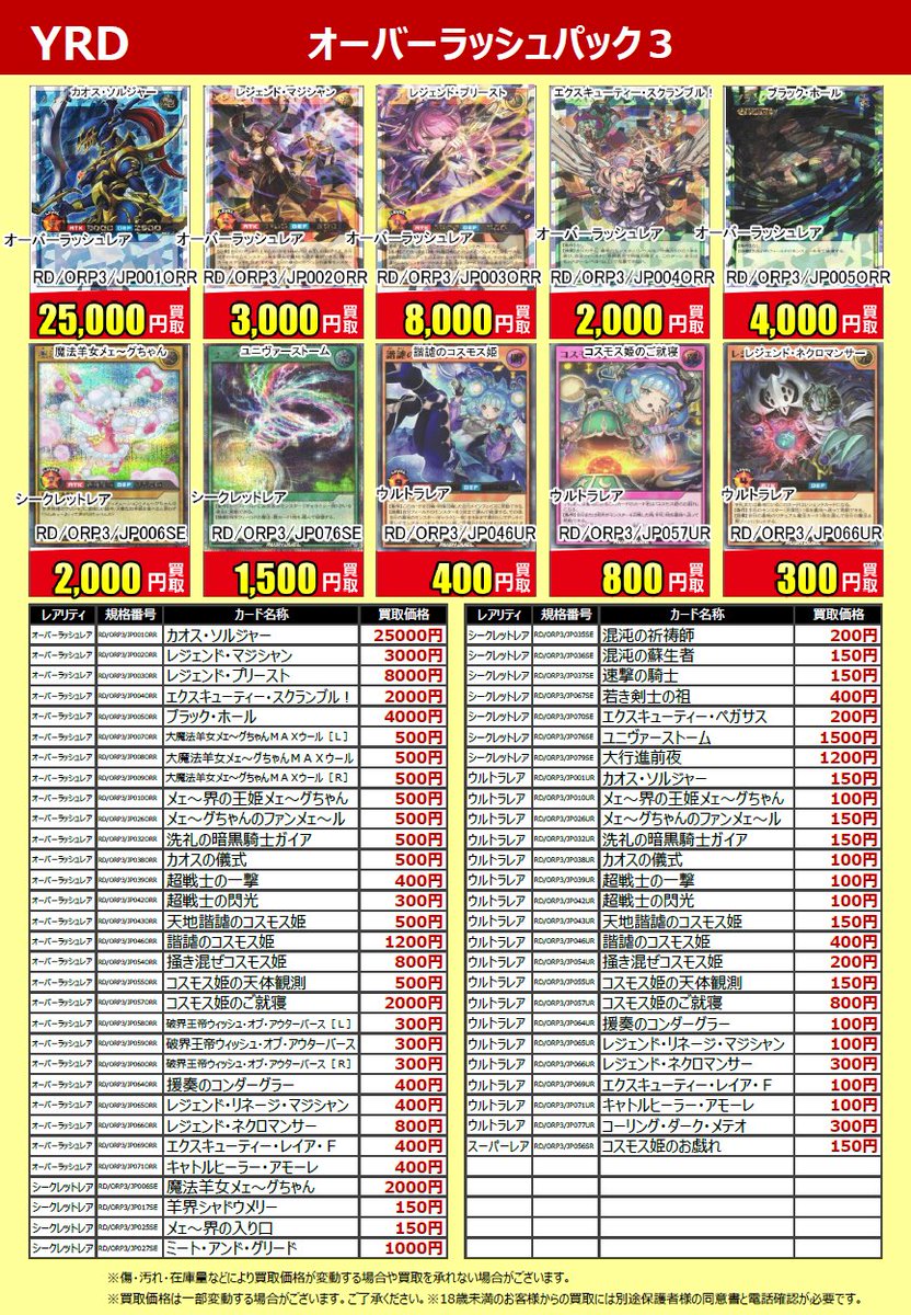 遊戯王 #ラッシュデュエル 最新弾『#オーバーラッシュパック3』の買取