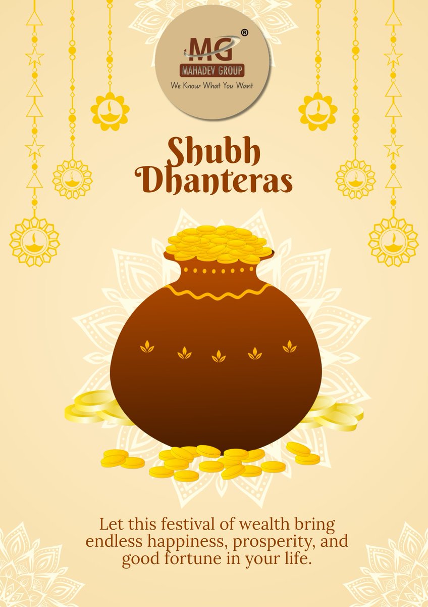 mahadevgroup_'s tweet photo. ✨ #HappyDhanteras #Dhanteras2025 #DhanterasCelebration #DhanterasVibes #DhanterasFestival #DhanterasBlessings #DhanterasWishes #DhanterasDiwali #ShubhDhanteras #FestivalOfWealth #ProsperityAndHappiness #AuspiciousBeginnings #DiwaliSeason #FestivalOfLights #GoldAndGlory https://t.co/aDAZTyevrC