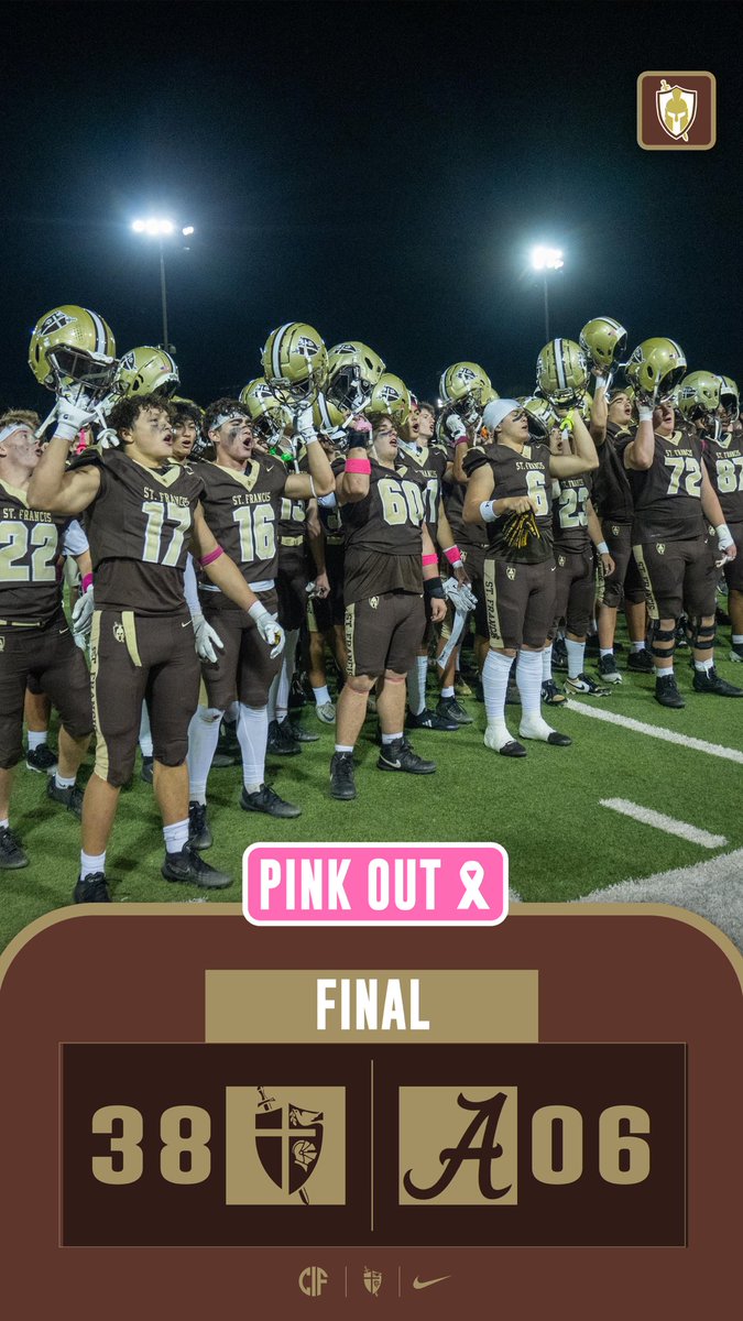 St. Francis HS Athletics (@athleticssfhs) on Twitter photo FINAL:
SFHS - 38
ALEMANY - 6
<a href="/Tarek_Fattal/">Tarek Fattal</a> | <a href="/latsondheimer/">eric sondheimer</a> | <a href="/James_Escarcega/">James Escarcega 📈🏈🏀⚾️🥎 🤼🤽🏽♂️🏊🏼♀️🏌🏻⚽️</a> | <a href="/SGVNSports/">Fred J. Robledo 👨🏻💻</a> | <a href="/ReporterVince/">Vincent Nguyen</a> | FINAL:
SFHS - 38
ALEMANY - 6
<a href="/Tarek_Fattal/">Tarek Fattal</a> | <a href="/latsondheimer/">eric sondheimer</a> | <a href="/James_Escarcega/">James Escarcega 📈🏈🏀⚾️🥎 🤼🤽🏽♂️🏊🏼♀️🏌🏻⚽️</a> | <a href="/SGVNSports/">Fred J. Robledo 👨🏻💻</a> | <a href="/ReporterVince/">Vincent Nguyen</a> |