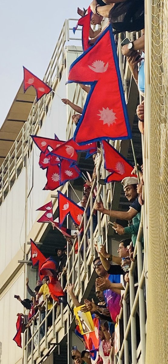 Every day is a flag day for Nepal at the moment

Clean sweep at the qualifier in Oman means they have won 10 of their last 12 T20Is

Sequence includes 3-match series v West Indies, away tri-series in Sco that included Netherlands, plus v Oman &amp; UAE in Muscat

No easybeats there
