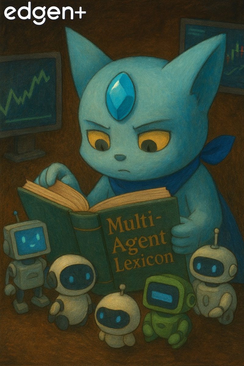 Ordinal Best 🟠 base.eth (@lecom2017) on Twitter photo For me, notice 🚨🚨🚨
Multi-Agent on Edgen feels like having a mini trading desk on one screen:
- Each agent covers one domain—technicals, on-chain, derivatives, news & sentiment, and risk.
- They all analyze the same ticker, then debate—cross-check—converge.
- The orchestrator For me, notice 🚨🚨🚨
Multi-Agent on Edgen feels like having a mini trading desk on one screen:
- Each agent covers one domain—technicals, on-chain, derivatives, news & sentiment, and risk.
- They all analyze the same ticker, then debate—cross-check—converge.
- The orchestrator