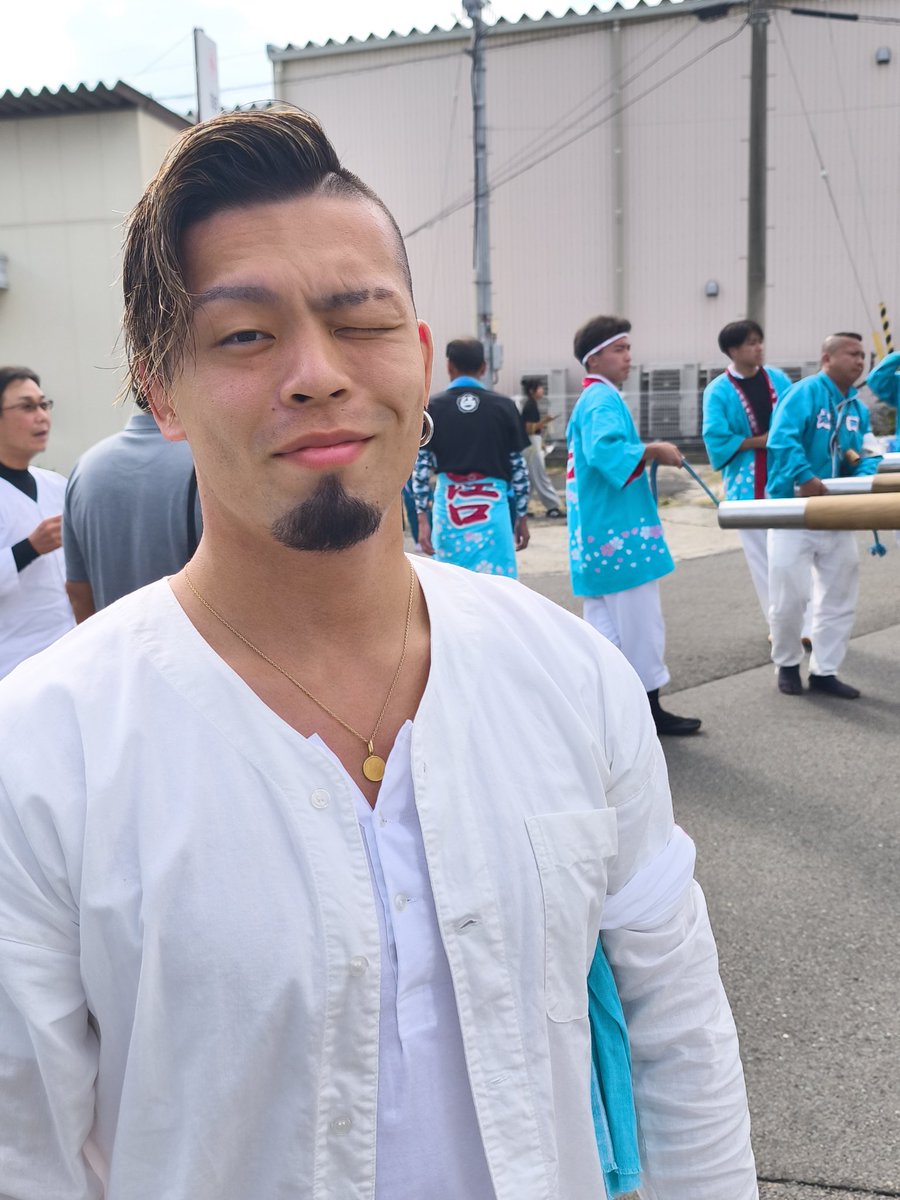 ん？🤔
#新居浜太鼓祭り#藤田晃生選手