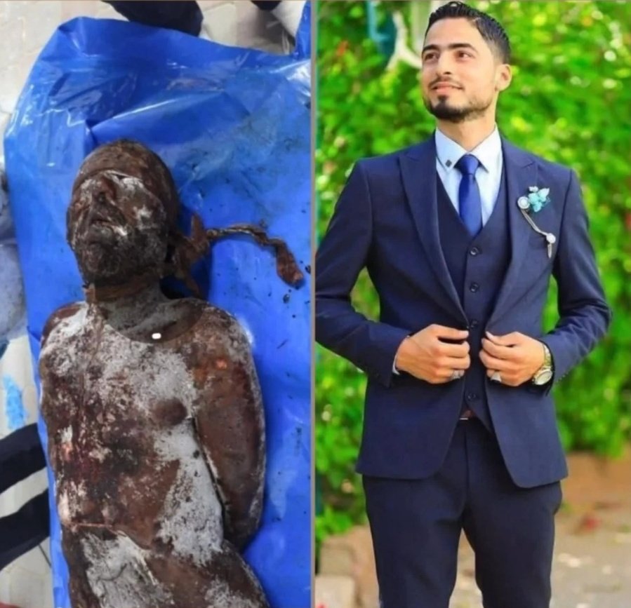 🔴 Ateşkes anlaşması uyarınca işgal altındaki bölgelerdeki cezaevlerinden naaşı teslim edilen Filistinlilerden Abdulkadir Siyam

Siyam, şehit edilmeden önce elleri kelepçelenmiş ve gözleri bağlanmıştı.