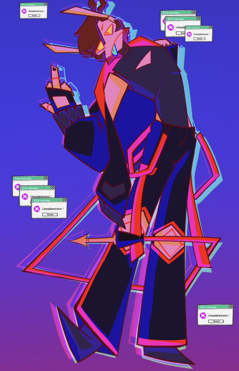 New art by yours truly!

Decided to test out a new art style~