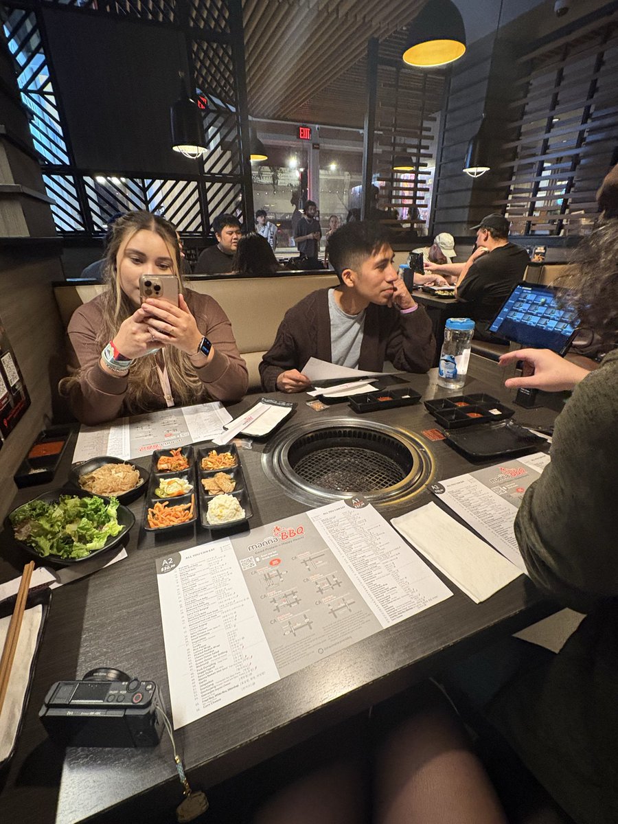 Korean bbq after a long day 💕