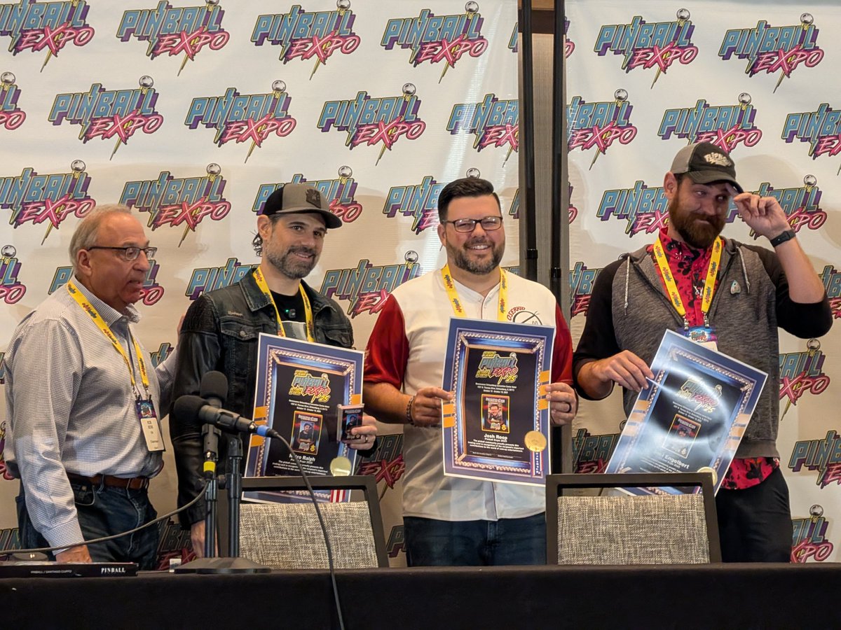 RetroTechX, Pinball/Gaming (@retrotechx) on Twitter photo The content creator seminar at Chicago pinball Expo was fantastic I got to meet <a href="/ralph_retro/">RetroRalph</a> , Joel and Jared <a href="/flipnoutpinball/">Flip N Out Pinball</a> and the <a href="/LoserkidPinball/">LoserKid Pinball</a> podcast team! Got some great advice about buying my first pinball game and lots of content creation. The content creator seminar at Chicago pinball Expo was fantastic I got to meet <a href="/ralph_retro/">RetroRalph</a> , Joel and Jared <a href="/flipnoutpinball/">Flip N Out Pinball</a> and the <a href="/LoserkidPinball/">LoserKid Pinball</a> podcast team! Got some great advice about buying my first pinball game and lots of content creation.