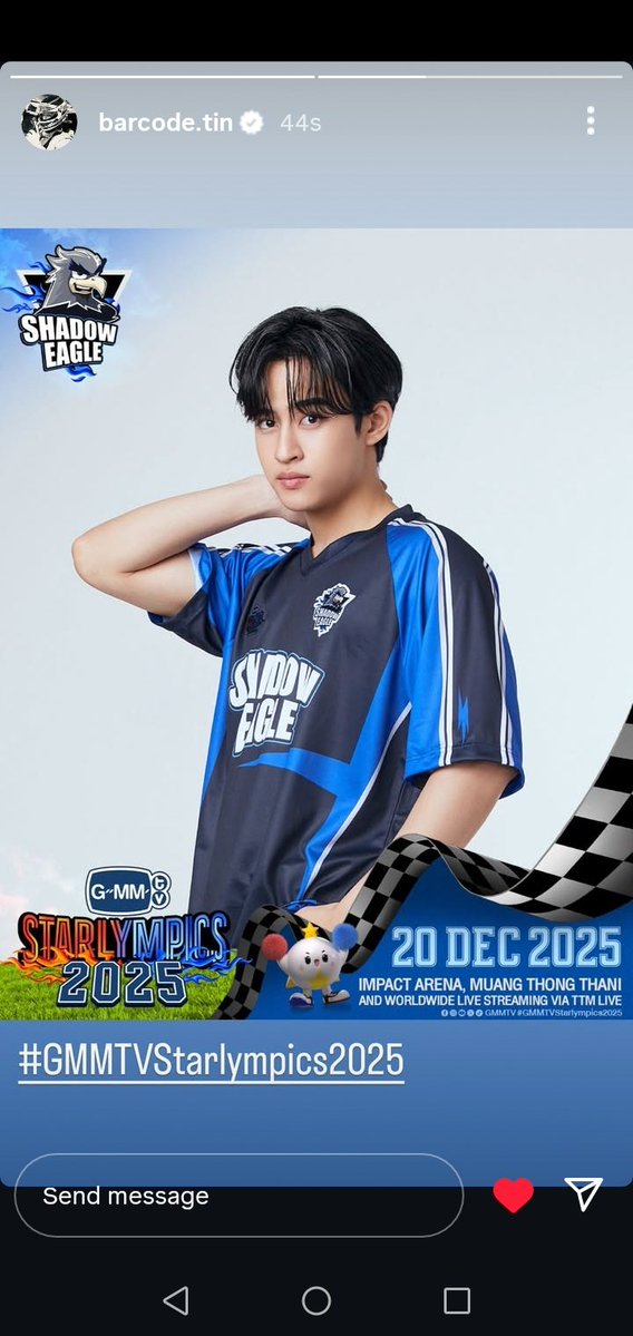 formysunflower_'s tweet image. Finally 😭😭😭

#barcodetin #Tinnasit
#GMMTVStarlympics2025