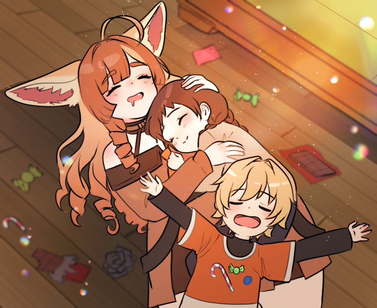 AkaEmby's tweet image. when you want a bf but get a family instead 🥺❤️