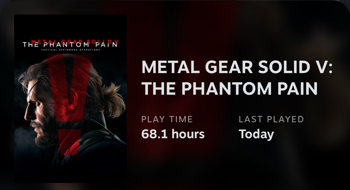 Finally Finished Metal Gear Solid 5 and now understand the entire MGS Lore.. insane franchise and universe. 10/10 game, 10/10 story, 10/10 everything.