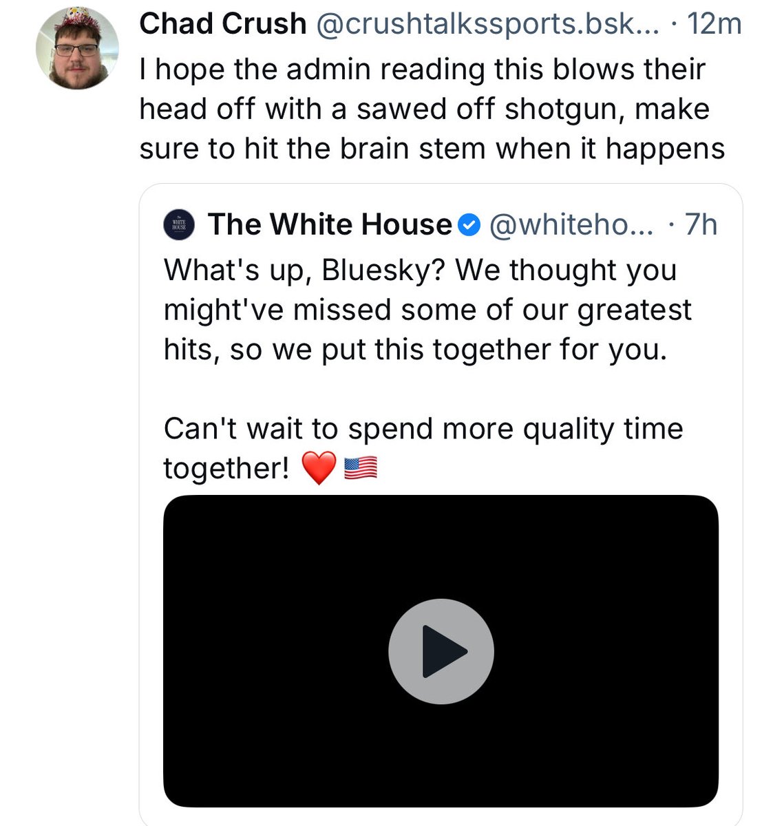 Bluesky is doing just fine with the White House joining.