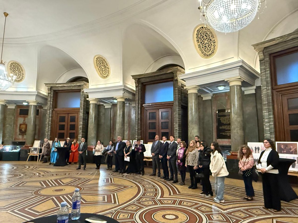 AzEmbBulgaria's tweet image. The opening of the exhibition "Azerbaijan on the Path to Sovereign Statehood" organized by @AzEmbBulgaria and the Center of the Azerbaijani Language and Culture at Sofia University took place in Sofia.

The Director of the Center of Azerbaijani Language and Culture at Sofia…