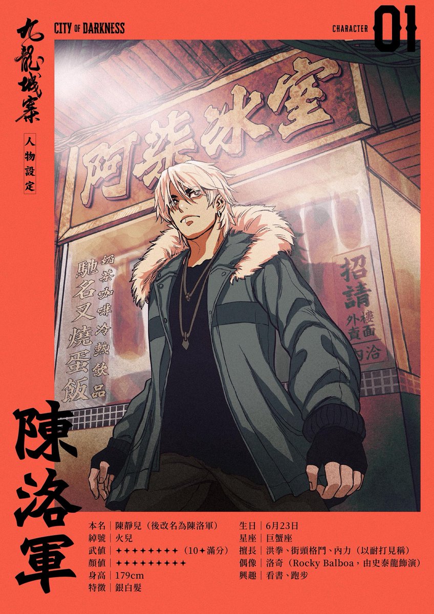 YUYI_CREATION's tweet photo. 小說原作人物資料，會陸續在我的Patreon 先行刊登，之後也會在X發佈。

第一回——陳洛軍

繪畫：Faminik https://t.co/VEbM8AZtEa