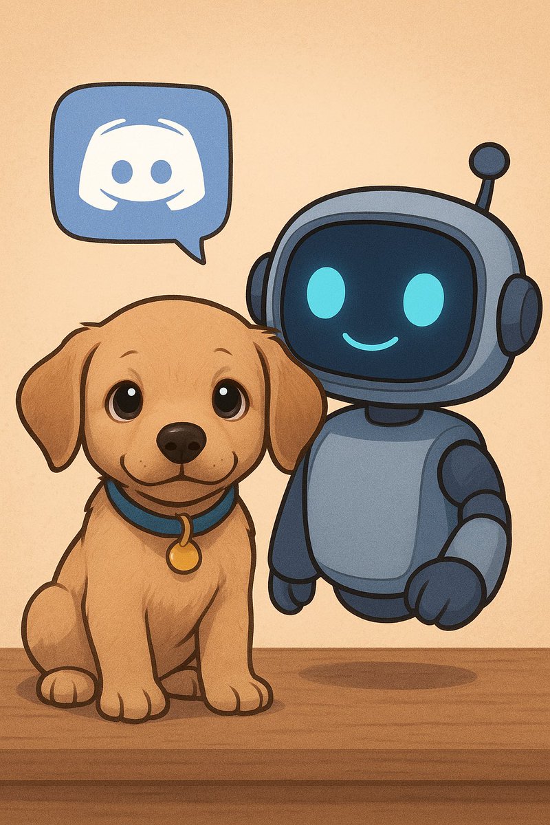 TBazgal's tweet photo. Meet Dobby, the cutest new member of the Sentient community!
When AI meets pure joy — a curious pup discovers the world of intelligence, creativity, and connection on Discord.
#SentientAGI #Sentient @SentientAGI 
@sentient_china @discord https://t.co/3pN67tXoI3