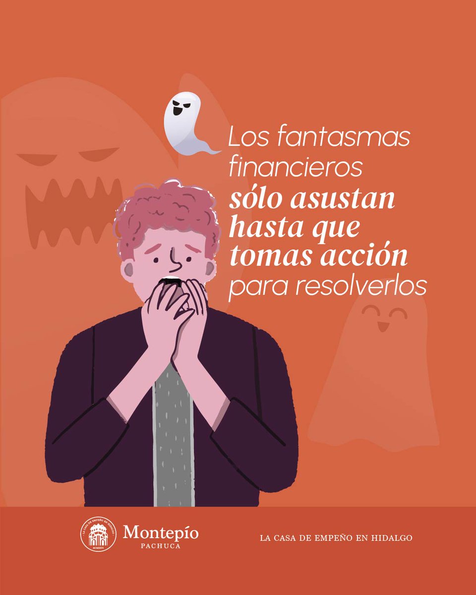 CronicaHidalgo's tweet image. Los gastos grandes o imprevistos pueden dar miedo, pero no tienen por qué paralizarte.
Con Montepío Pachuca tus prendas se convierten en dinero rápido y seguro, para que puedas pagar lo que necesitas sin preocupaciones.
Este mes, enfrenta tus gastos sin sustos y con confianza.