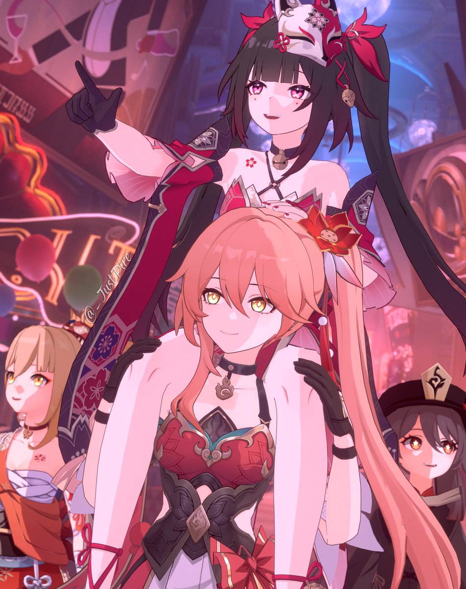 🔥🎭
#guinaifen #sparkle #yoimiya #hutao #スターレイル #原神