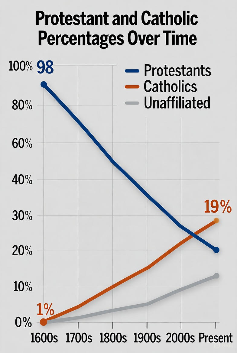 bannedpastor's tweet photo. The decline of Protestants in America is the reason for it's downfall. We need the Baptist Bias! https://t.co/xOrqZLIEwT