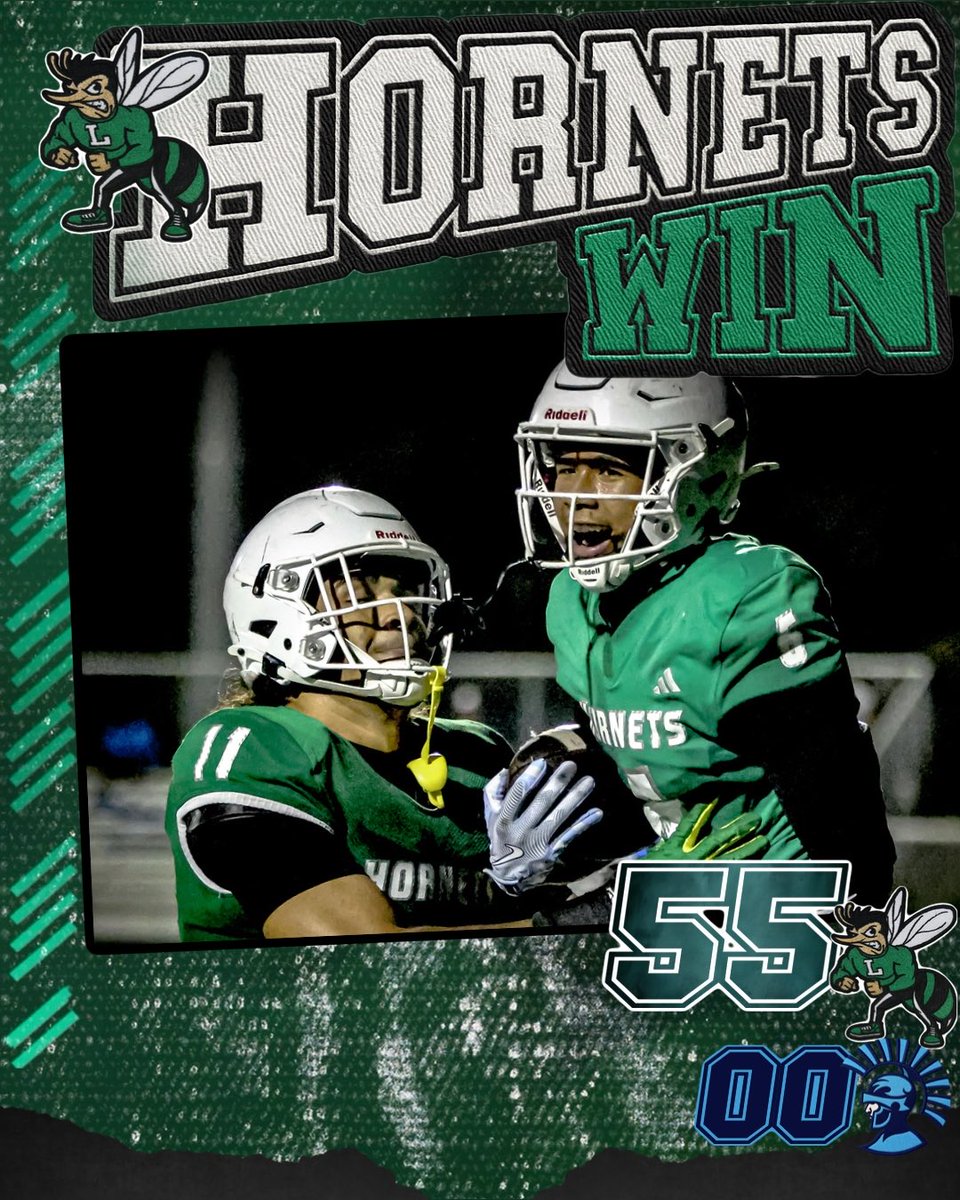 The Homecoming Kingz dismantled the Centurions 55-0.

Hornets improve to 7-1

Next game is Home vs Cathedral Catholic

#LincolnCertified 🍀 #RepTheHive