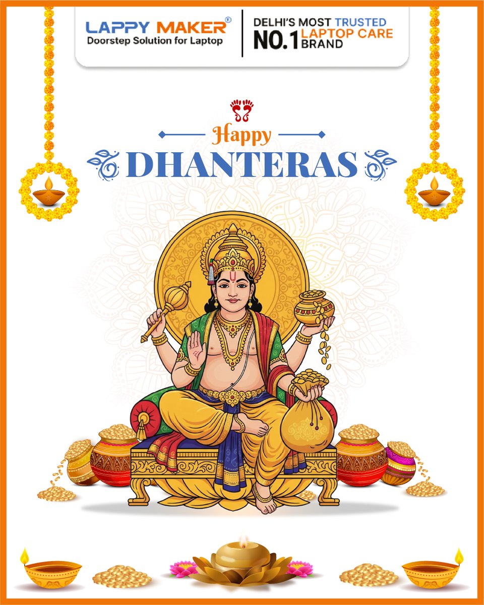 Lappy_Maker's tweet photo. New beginnings, golden blessings, and brighter tomorrows. 🌟
Happy Dhanteras to you and your loved ones! 🪔
#HappyDhanteras #GoldenMoments #FestivalOfWealth #GoodVibesOnly #DiwaliSeason https://t.co/xH7cBSCZoT