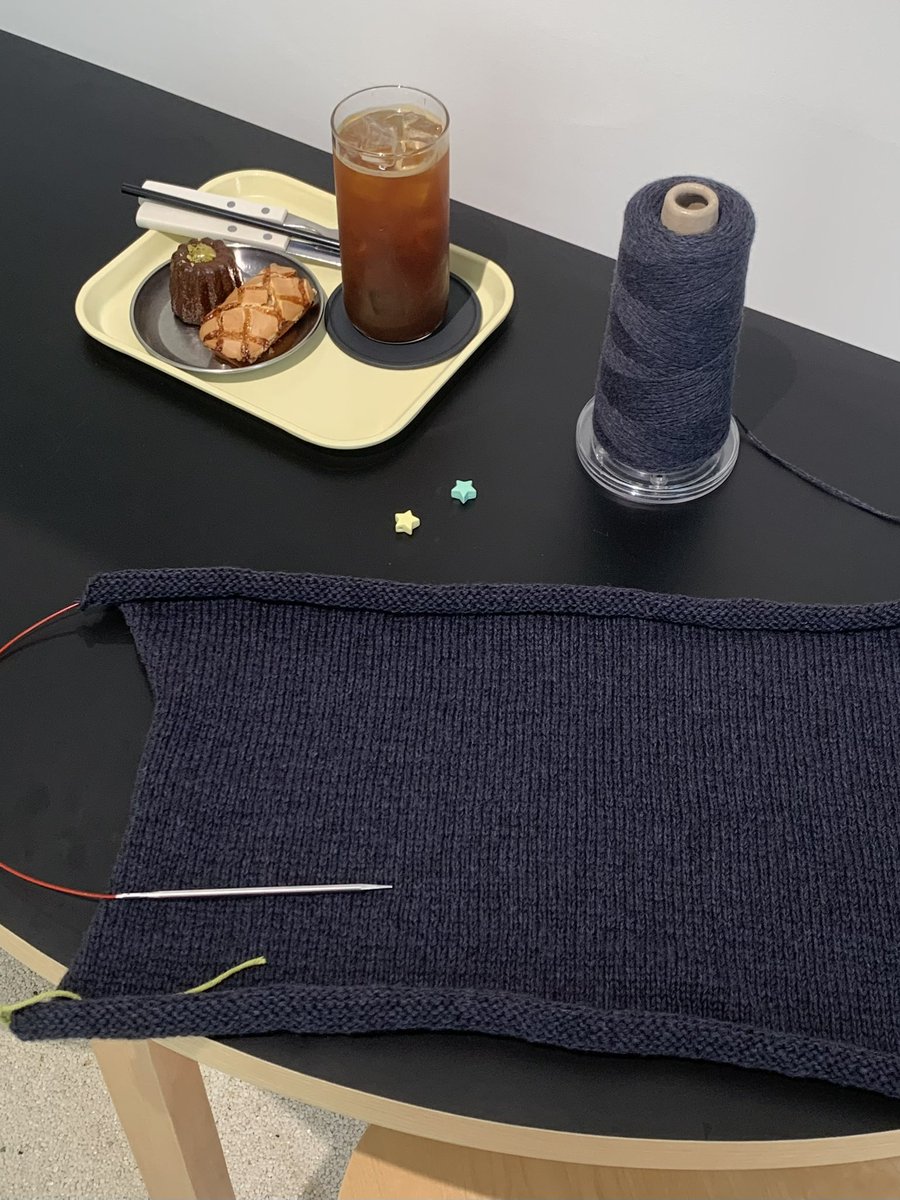 팔 한쪽 남기고 다 뜬 헤이먼스였던 것 ..