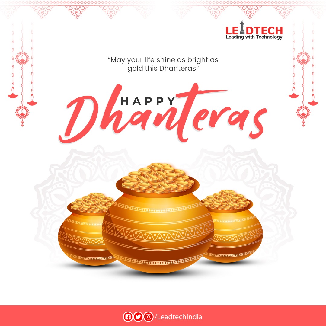LeadtechIndia's tweet image. ✨ Wishing you wealth, health, and endless happiness this Dhanteras! 🌼

Happy Dhanteras To All

#HappyDhanteras #Leadtech #InnovationAndProsperity