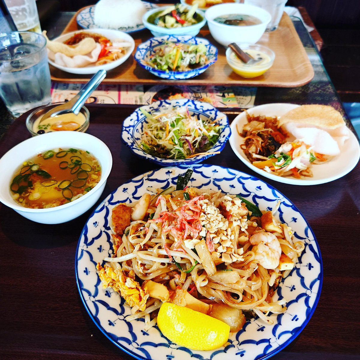 SakuNazuna's tweet photo. #昼ごはん #キンカーオ #タイ料理 https://t.co/c1ArqU9rKG