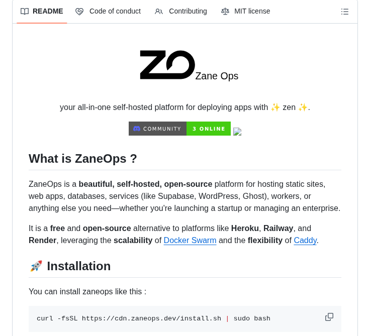 tom_doerr's tweet image. Self-hosted platform for deploying apps, databases, services