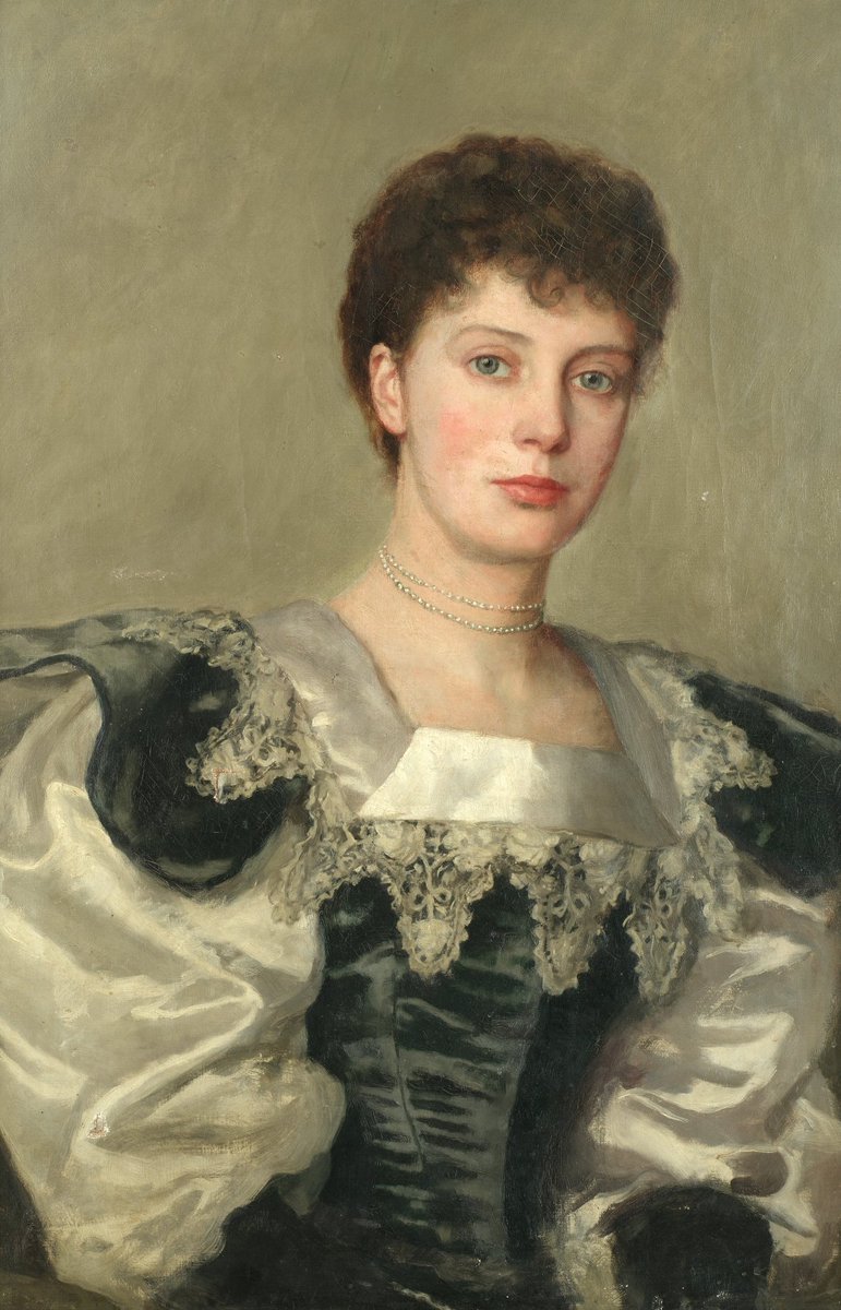 "Portrait of Mrs. Charles Haigh-Wood"
{19th century}
By ~ Charles Haigh-Wood