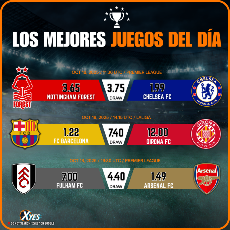 XYesofficialES's tweet photo. ⚽ ¡Los mejores partidos de fútbol del día!

¿A qué equipo le vas hoy? 

#Fútbol #PartidosTop https://t.co/lcsxoh89jq