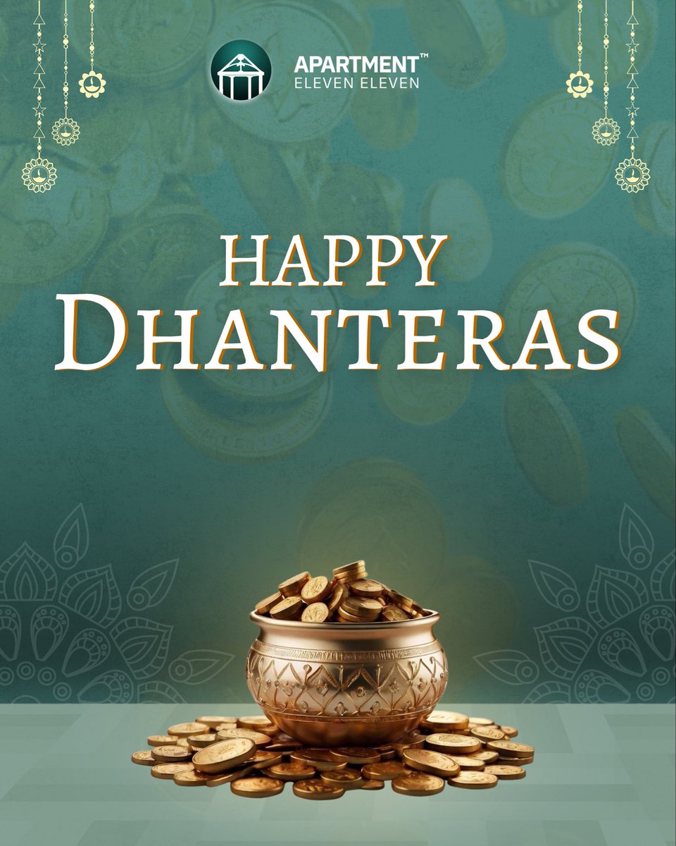 Apartment11E's tweet photo. At Apartment Eleven Eleven™, we believe true wealth lies in vision, values, and ventures that outlast generations.
This Dhanteras, may abundance find its way to you — in spirit and in success.
#Dhanteras #HappyDhanteras #ApartmentElevenEleven #VentureCapital #Investor #A11E https://t.co/P1MWkoQTl0