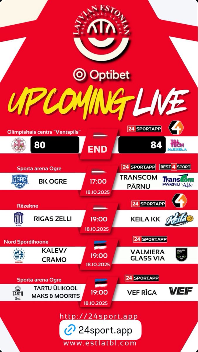 Todays live at 24sport.app