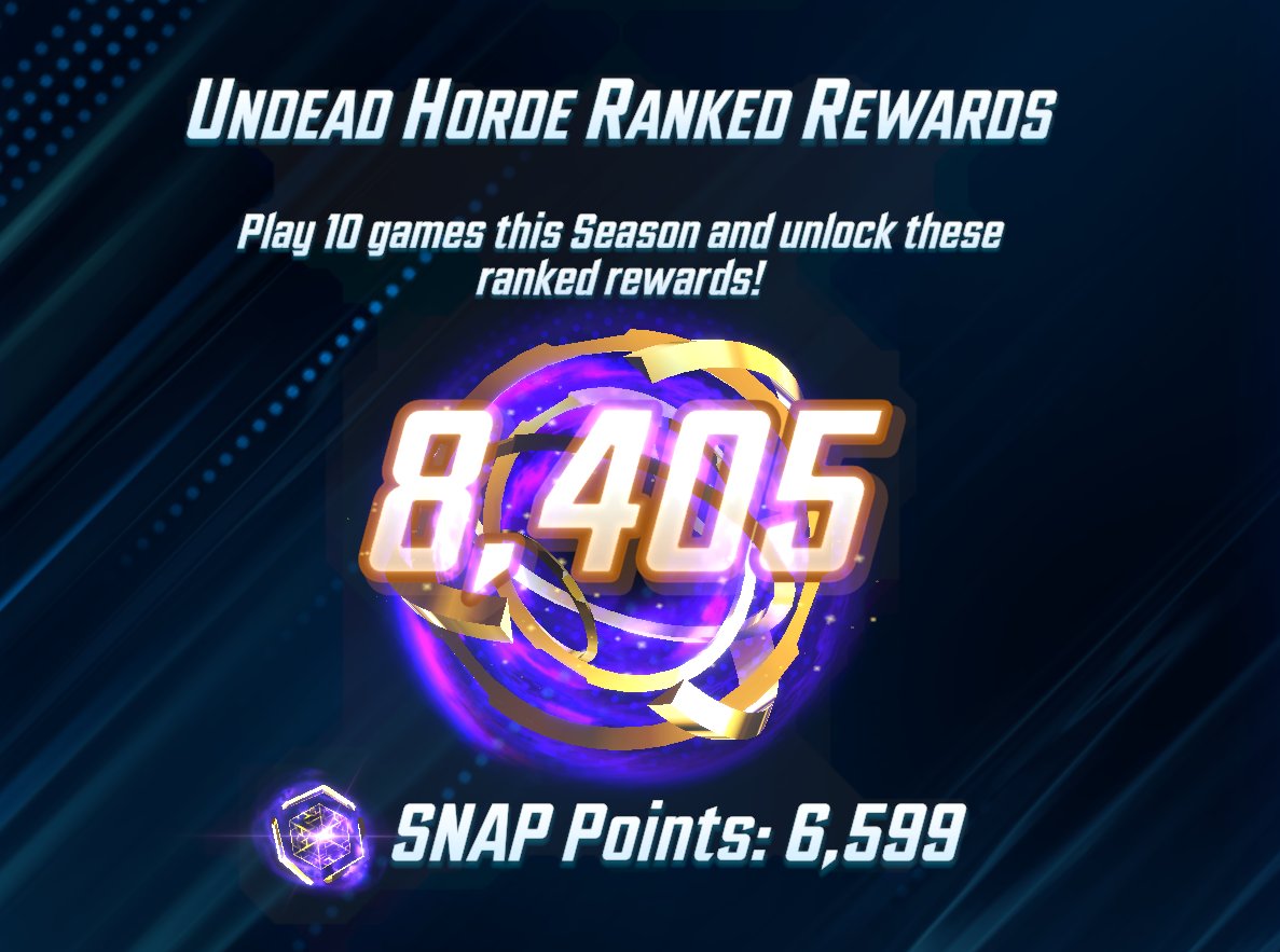 Ken (@supertechgod) on Twitter photo To #INFINITE and BEYOND! #UndeadHordeSeason
66% Winrate after 50 games. It could have been 70%+ if INFINAUT was 24 power or more 😎
#BuffINFINAUT #MARVELSNAP 
Video coming soon... follow below 👇🏾 To #INFINITE and BEYOND! #UndeadHordeSeason
66% Winrate after 50 games. It could have been 70%+ if INFINAUT was 24 power or more 😎
#BuffINFINAUT #MARVELSNAP 
Video coming soon... follow below 👇🏾