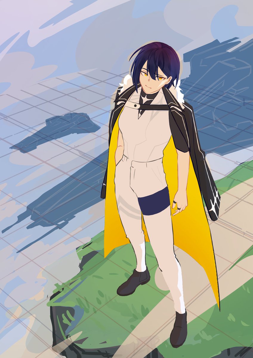 EnddouWAR's tweet photo. No lineart practice 2: Draft, with background.

Background hard, perspective also really hard
#art #rkgk https://t.co/now681ARGJ