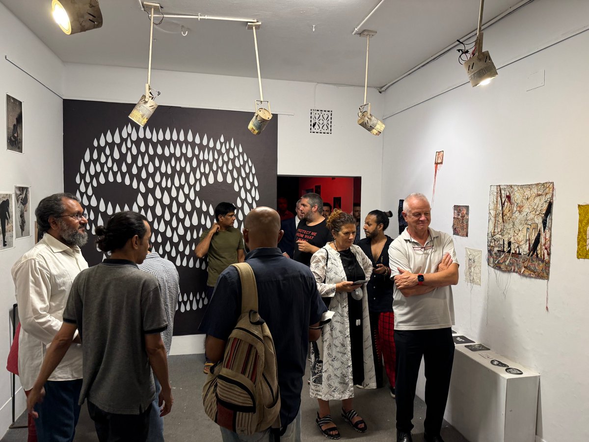 SwissAmbBD's tweet image. This Friday we were delighted to host the opening of the art exhibition by the Swiss artists Augustin Rebetez and Sandrine Pelletier at Dwip Gallery in Dhaka. Ambassador Reto Renggli highlighted the importance of cultural dialogue and artistic exchange between Switzerland and…
