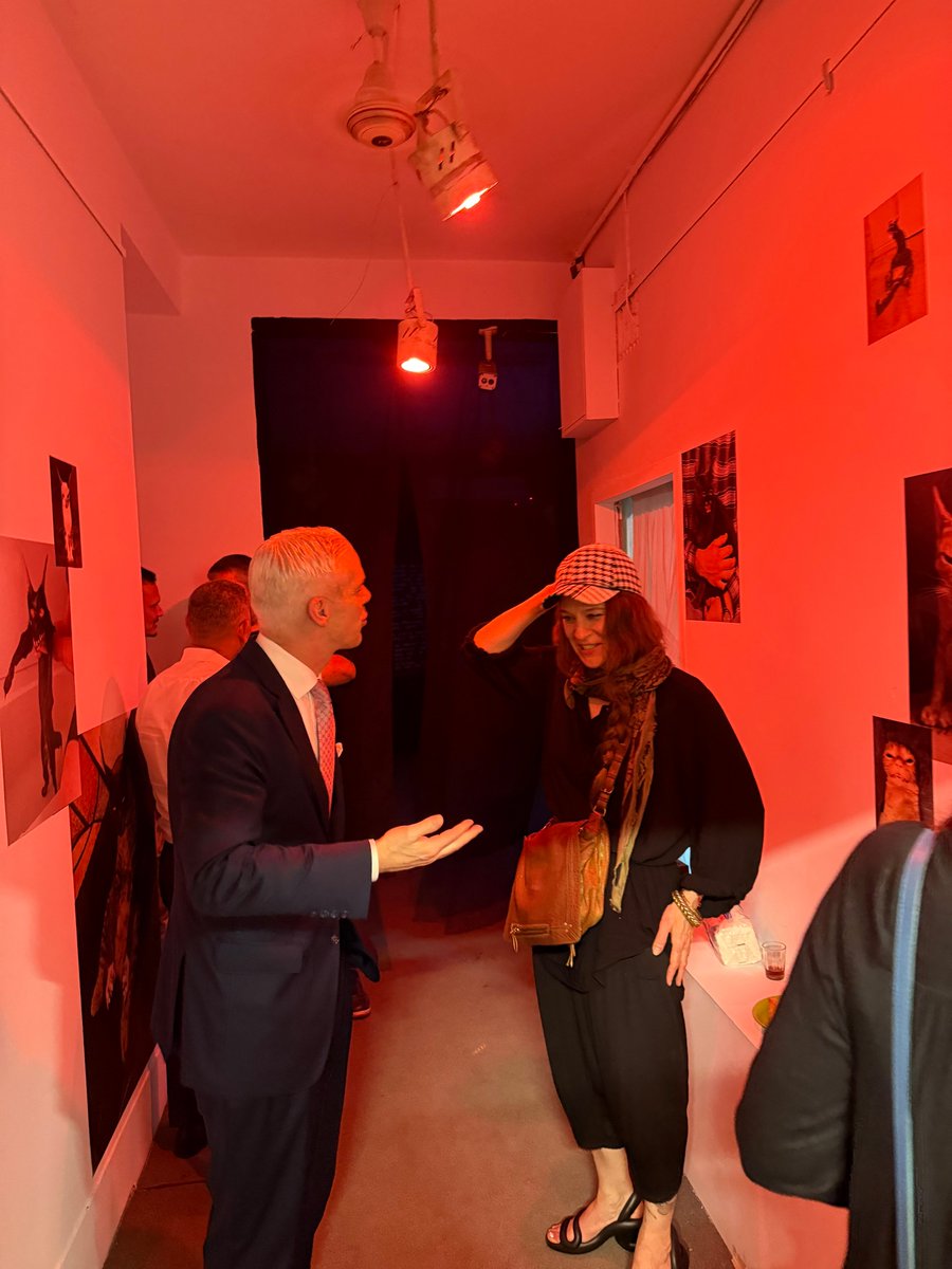 SwissAmbBD's tweet image. This Friday we were delighted to host the opening of the art exhibition by the Swiss artists Augustin Rebetez and Sandrine Pelletier at Dwip Gallery in Dhaka. Ambassador Reto Renggli highlighted the importance of cultural dialogue and artistic exchange between Switzerland and…