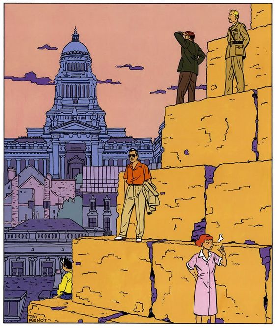 Jeannot_lapinte's tweet image. Jour 17 #31ChallengeBDMC

Le meilleur représentant du style neo ligne claire : le regretté Ted Benoit