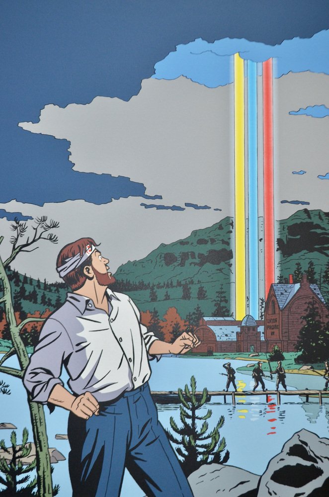 Jeannot_lapinte's tweet image. Jour 17 #31ChallengeBDMC

Le meilleur représentant du style neo ligne claire : le regretté Ted Benoit