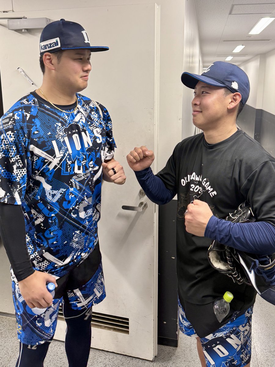 🌟🤜🤛🌟
 
#渡邉勇太朗 投手
#山田陽翔 投手
 
#埼玉西武ライオンズ #seibulions #所沢秋季練習