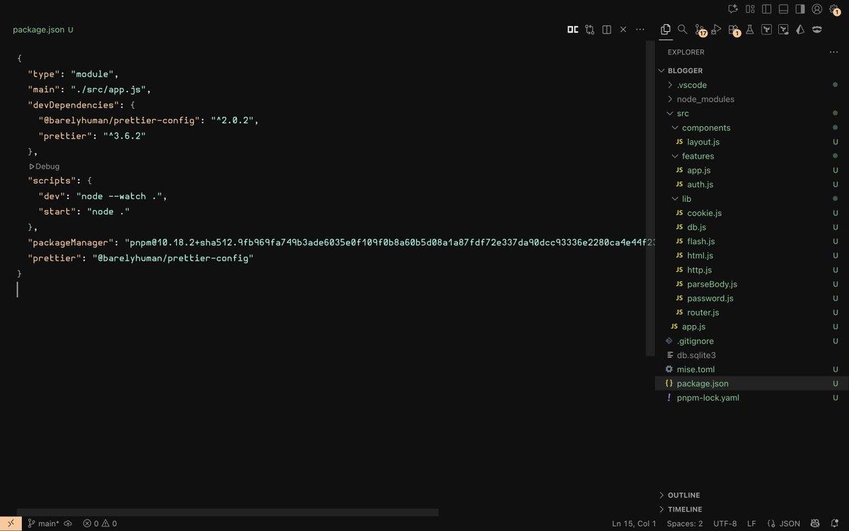barelyreaper's tweet image. been a while since I wrote a web project from scratch and also if I could write it all without adding any deps.
good confidence boost for the day.